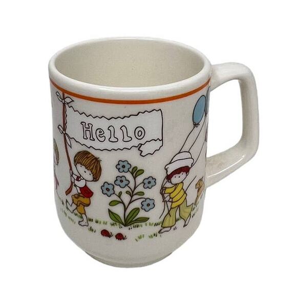 Vintage Lenox GENTLE FRIENDS Child's Dinnerware Set Plate Bowl Cup 1970's - Picture 6 of 9